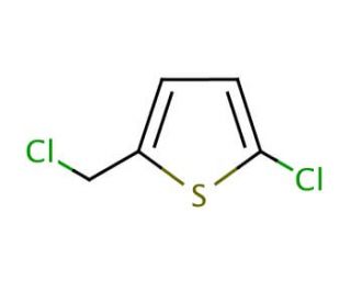 2-Chloro-5-(chloromethyl)thiophene (CAS 23784-96-5) - chemical structure image