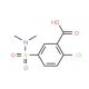 2-Chloro-5-dimethylsulfamoyl-benzoic acid (CAS 37088-27-0) - chemical structure image
