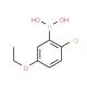 2-Chloro-5-ethoxyphenylboronic acid (CAS 913835-30-0) - chemical structure image