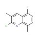 2-Chloro-5-fluoro-3,8-dimethylquinoline (CAS 175204-94-1) - chemical structure image