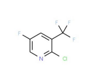 2-Chloro-5-fluoro-3-(trifluoromethyl)pyridine - chemical structure image