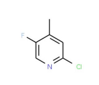 2-Chloro-5-fluoro-4-methylpyridine (CAS 881891-83-4) - chemical structure image