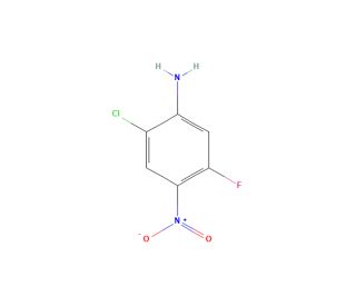 2-Chloro-5-fluoro-4-nitroaniline (CAS 517920-71-7) - chemical structure image