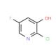 2-Chloro-5-fluoro-pyridin-3-ol (CAS 884494-35-3) - chemical structure image