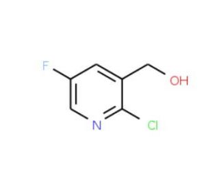 (2-Chloro-5-fluoro-pyridin-3-yl)-methanol (CAS 870063-52-8) - chemical structure image