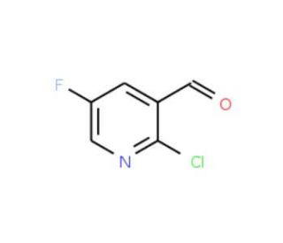 2-Chloro-5-fluoro-pyridine-3-carbaldehyde (CAS 851484-95-2) - chemical structure image