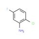 2-Chloro-5-fluoroaniline (CAS 452-83-5) - chemical structure image