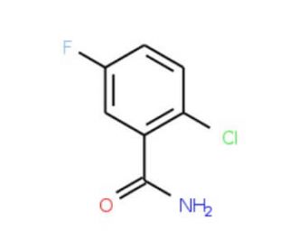 2-Chloro-5-fluorobenzamide (CAS 88487-25-6) - chemical structure image