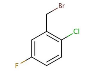 2-Chloro-5-fluorobenzyl bromide (CAS 81778-09-8) - chemical structure image