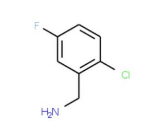 2-Chloro-5-fluorobenzylamine (CAS 202522-23-4) - chemical structure image
