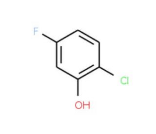 2-Chloro-5-fluorophenol (CAS 3827-49-4) - chemical structure image