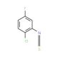2-Chloro-5-fluorophenyl isothiocyanate (CAS 362690-57-1) - chemical structure image