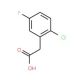 2-Chloro-5-fluorophenylacetic acid (CAS 177985-33-0) - chemical structure image