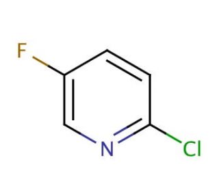 2-Chloro-5-fluoropyridine (CAS 31301-51-6) - chemical structure image