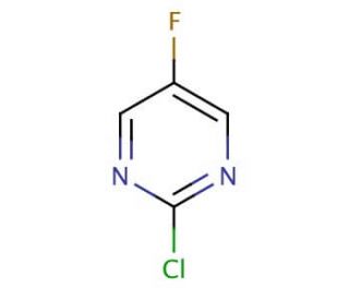 2-Chloro-5-fluoropyrimidine (CAS 62802-42-0) - chemical structure image