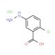 2-chloro-5-hydrazinobenzoic acid hydrochloride - chemical structure image