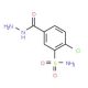 2-chloro-5-(hydrazinocarbonyl)benzenesulfonamide (CAS 5378-62-1) - chemical structure image