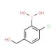 2-Chloro-5-hydroxymethylphenylboronic acid (CAS 1003042-59-8) - chemical structure image