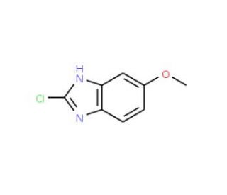 2-Chloro-5-methoxybenzimidazole (CAS 15965-54-5) - chemical structure image