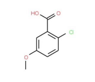 2-Chloro-5-methoxybenzoic acid (CAS 6280-89-3) - chemical structure image