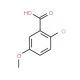 2-Chloro-5-methoxybenzoic acid (CAS 6280-89-3) - chemical structure image