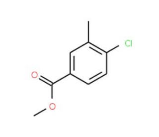 2-Chloro-5-(methoxycarbonyl)toluene (CAS 91367-05-4) - chemical structure image