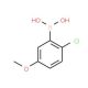 2-Chloro-5-methoxyphenylboronic acid (CAS 89694-46-2) - chemical structure image
