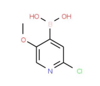 2-Chloro-5-methoxypyridine-4-boronic acid (CAS 1072945-98-2) - chemical structure image