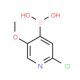 2-Chloro-5-methoxypyridine-4-boronic acid (CAS 1072945-98-2) - chemical structure image