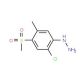 [2-Chloro-5-methyl-4-(methylsulfonyl)phenyl]-hydrazine (CAS 849035-85-4) - chemical structure image