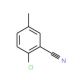 2-Chloro-5-methylbenzonitrile (CAS 4387-32-0) - chemical structure image