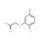 (2-chloro-5-methylphenoxy)acetyl chloride - chemical structure image