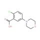 2-Chloro-5-morpholin-4-yl-benzoic acid - chemical structure image