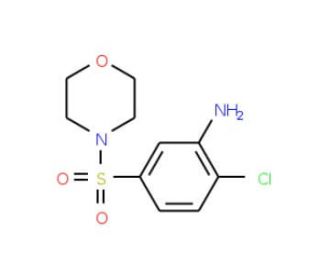 2-Chloro-5-(morpholine-4-sulfonyl)-phenylamine (CAS 99187-74-3) - chemical structure image
