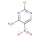 2-chloro-5-nitropyrimidin-4-amine (CAS 1920-66-7) - chemical structure image