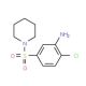 2-Chloro-5-(piperidine-1-sulfonyl)-phenylamine - chemical structure image