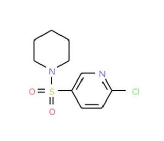 2-Chloro-5-(piperidine-1-sulfonyl)-pyridine (CAS 64614-52-4) - chemical structure image
