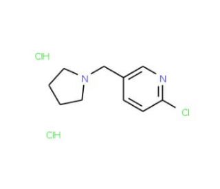 2-chloro-5-(pyrrolidin-1-ylmethyl)pyridine dihydrochloride - chemical structure image