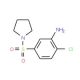 2-Chloro-5-(pyrrolidine-1-sulfonyl)-phenylamine - chemical structure image
