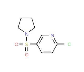 2-Chloro-5-(pyrrolidine-1-sulfonyl)-pyridine (CAS 64614-51-3) - chemical structure image