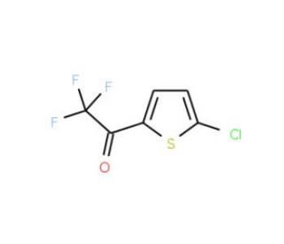 2-Chloro-5-trifluoroacetylthiophene (CAS 771-83-5) - chemical structure image