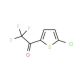 2-Chloro-5-trifluoroacetylthiophene (CAS 771-83-5) - chemical structure image