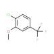 2-Chloro-5-(trifluoromethyl)anisole (CAS 402-08-4) - chemical structure image