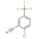 2-Chloro-5-(trifluoromethyl)benzonitrile (CAS 328-87-0) - chemical structure image