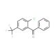 2-Chloro-5-(trifluoromethyl)benzophenone (CAS 789-96-8) - chemical structure image