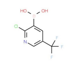 2-Chloro-5-(trifluoromethyl)pyridine-3-boronic acid (CAS 536693-96-6) - chemical structure image