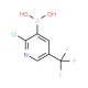 2-Chloro-5-(trifluoromethyl)pyridine-3-boronic acid (CAS 536693-96-6) - chemical structure image