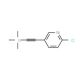 2-Chloro-5-trimethylsilanylethynyl-pyridine (CAS 263012-81-3) - chemical structure image