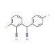 2-Chloro-6-[(4-chlorophenyl)(cyano)methyl]-benzenecarbonitrile (CAS 338953-31-4) - chemical structure image
