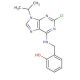 2-Chloro-6-(2-hydroxybenzylamino)-9-isopropylpurine (CAS 500568-72-9) - chemical structure image
